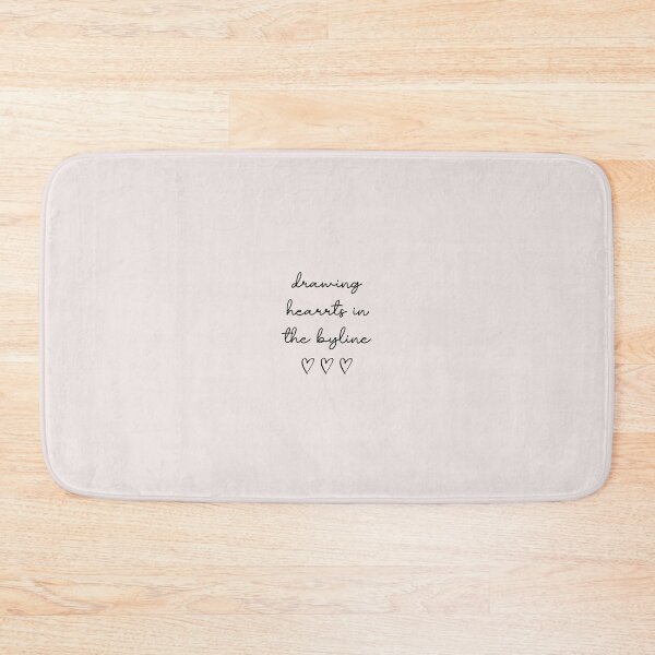 Item preview, "drawing hearts in the byline" tolerate it taylor swift lyrics designed and sold by lilsammi.