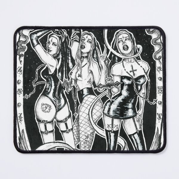 Item preview, Master's Mistresses, latex sisters, sinister nuns, evil nuns, satan slaves, occult art, devil lovers, gothic aesthetic, dark art, vintage witches, bdsm girls, sexy vamp, retro art designed and sold by SSINAMOON.