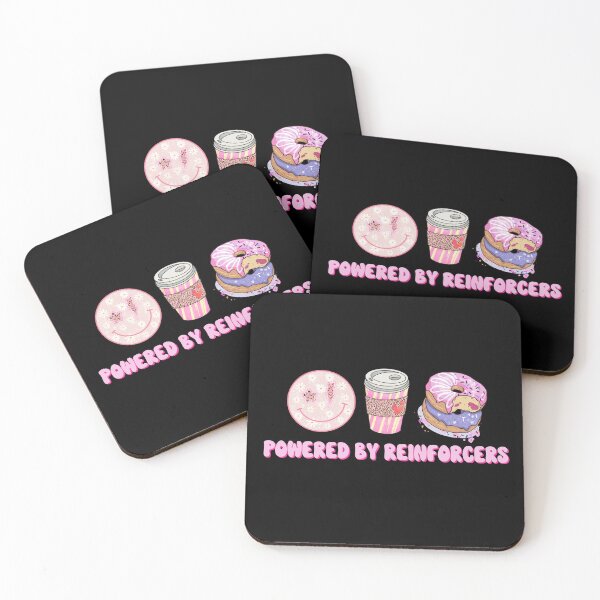 Item preview, Powered by Reinforcers, Applied Behavior Analysis Funny Sticker designed and sold by VisionaryABA.