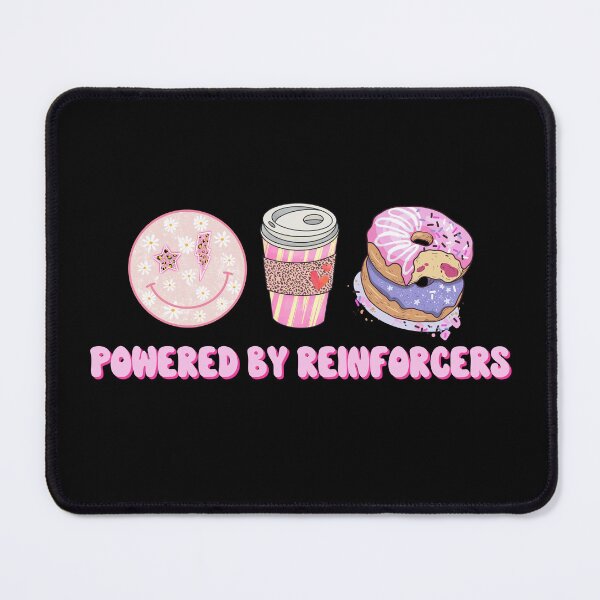 Item preview, Powered by Reinforcers, Applied Behavior Analysis Funny Sticker designed and sold by VisionaryABA.