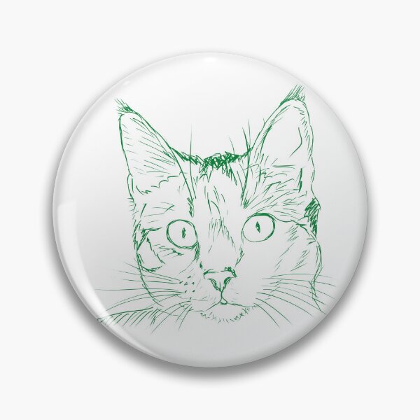 Item preview, Beautiful green cat designed and sold by Amadej.