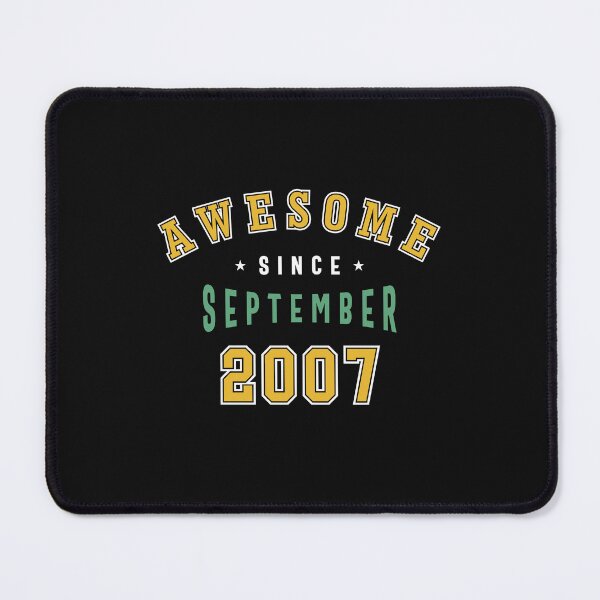 Item preview, 15th Birthday Awesome Since September 2007 - 15 Year Old designed and sold by cidolopez.