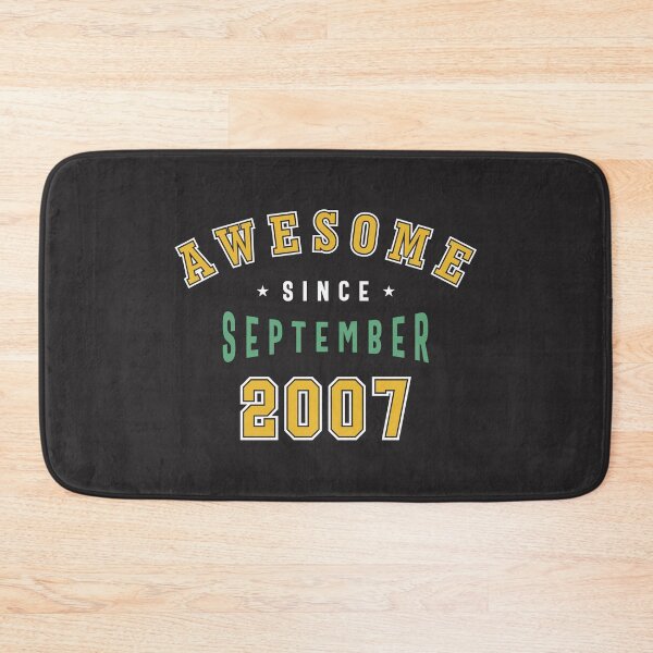 Item preview, 15th Birthday Awesome Since September 2007 - 15 Year Old designed and sold by cidolopez.