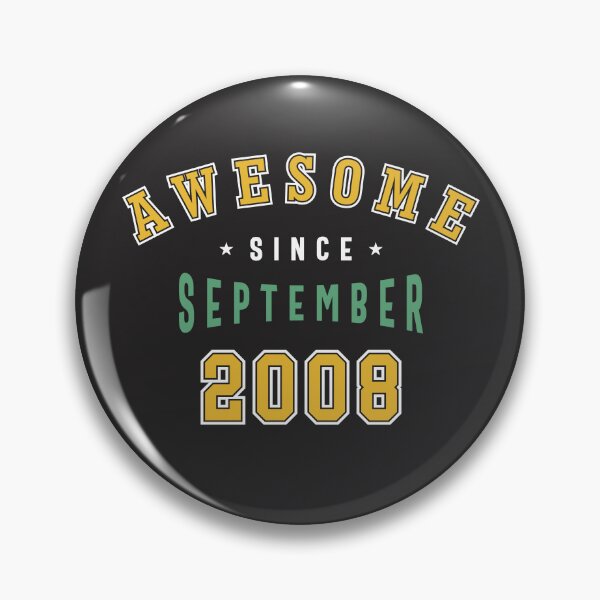 Item preview, 14th Birthday Awesome Since September 2008 - 14 Year Old designed and sold by cidolopez.