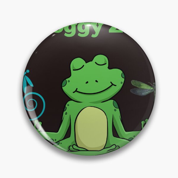 Item preview, froggy zen Yoga designed and sold by Kim  Loftis.