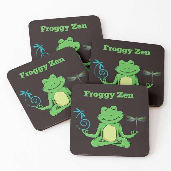 Item preview, froggy zen Yoga designed and sold by Kim  Loftis.