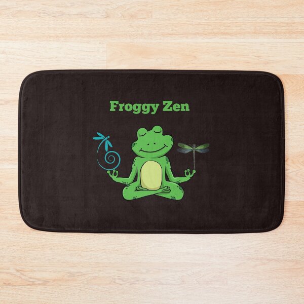 Item preview, froggy zen Yoga designed and sold by Kim  Loftis.