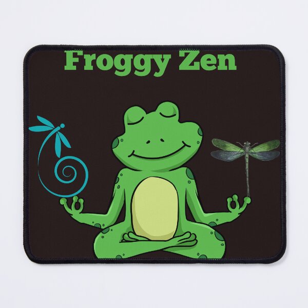 Item preview, froggy zen Yoga designed and sold by Kim  Loftis.