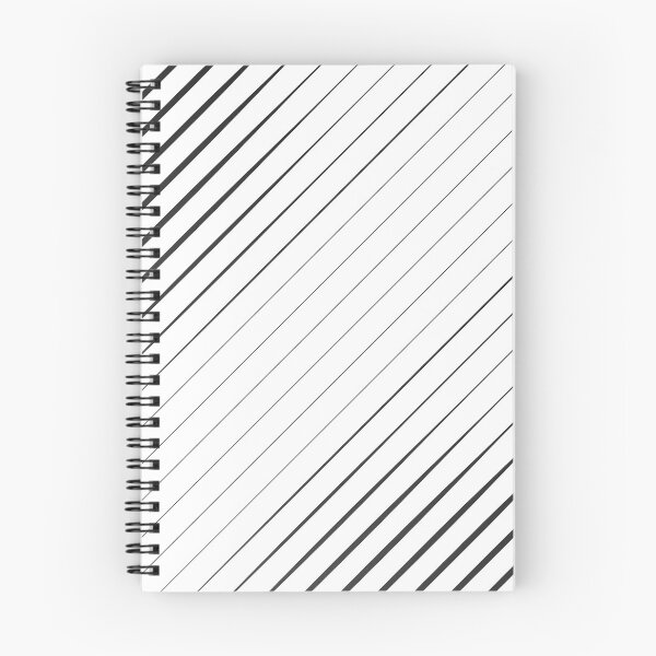 Item preview, Pattern 007 - Black Diagonals on White designed and sold by RedeyeDigital.