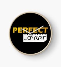 Perfect on Paper Clock