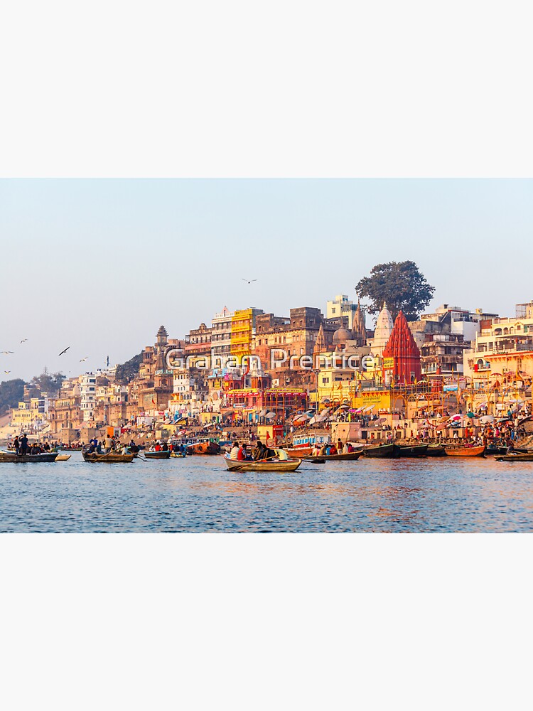 "Varanasi Ghats" Sticker for Sale by GrahamPrentice Redbubble