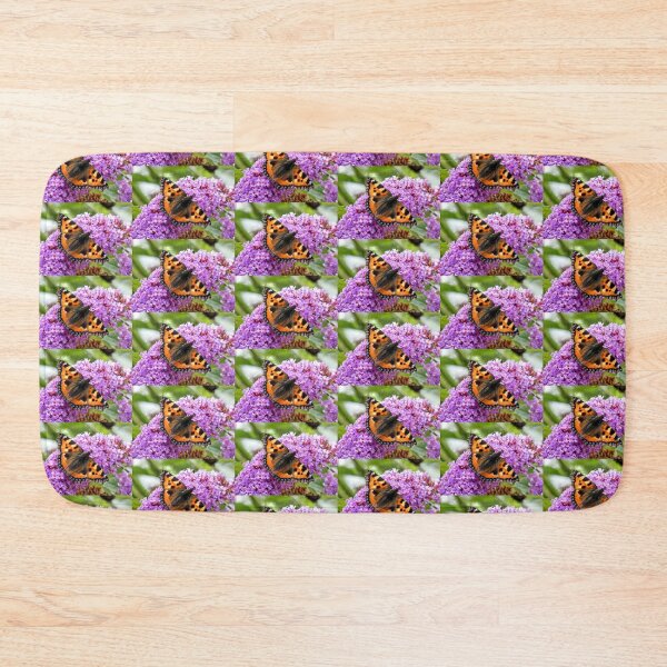 Item preview, Small Tortoiseshell Butterfly on Purple Buddleia designed and sold by wumplekin.