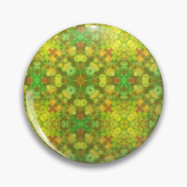 Item preview, Plethora of green and yellow circles, unique hand drawn geometric repeating pattern - WelshDesigns designed and sold by welshdesigns.