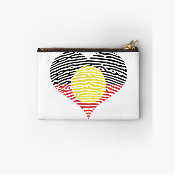 Item preview, Aboriginal Land National Sorry Day 2022 - Retro Vintage Australian Aboriginal Flag Fingerprint Heart Fire   designed and sold by Shidosama.