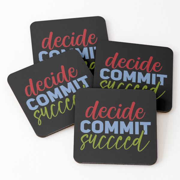 Item preview, Decide Commit Succeed designed and sold by Gevover.