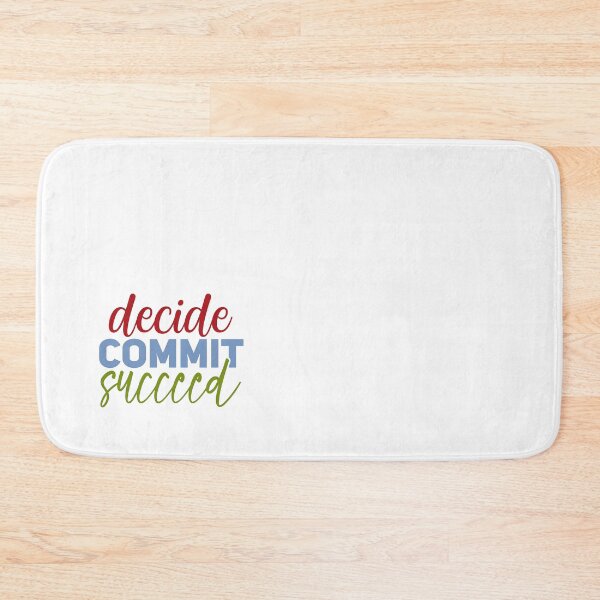 Item preview, Decide Commit Succeed designed and sold by Gevover.