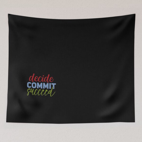 Item preview, Decide Commit Succeed designed and sold by Gevover.