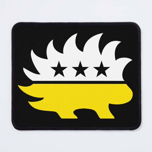 Item preview, Libertarian Ancap White Porcupine designed and sold by v3services.