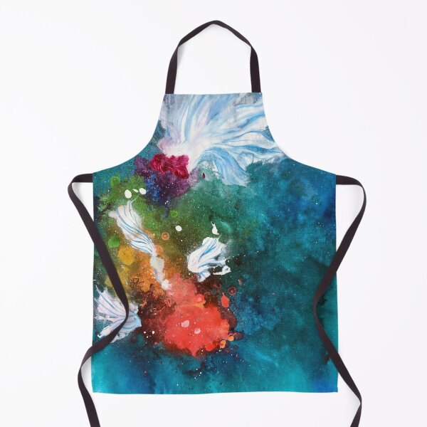 Item preview, Rainbow Splatter Koi designed and sold by PaintedPuffer.