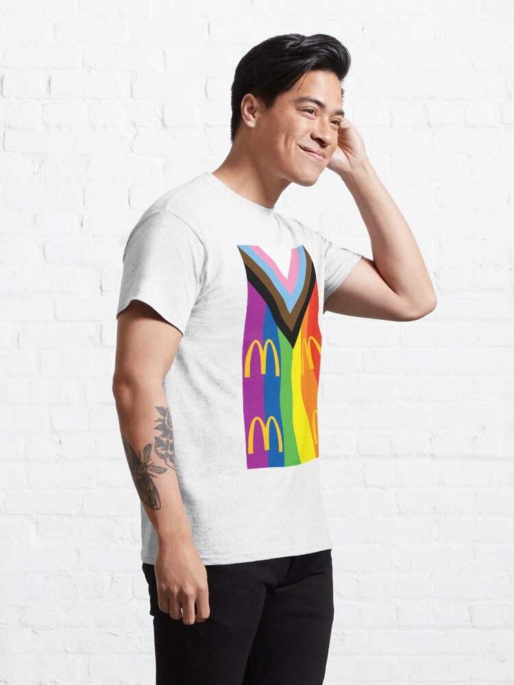 Discover McDonald's Pride Flag Classic T-Shirt
