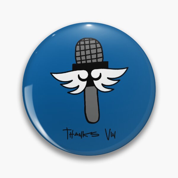 Item preview, Rip Vin Scully - Microphone Wings designed and sold by adri-7m.