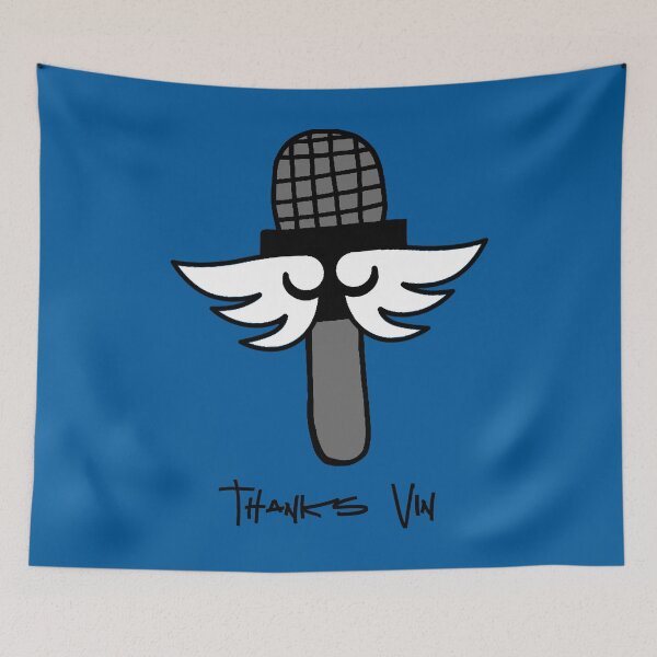 Item preview, Rip Vin Scully - Microphone Wings designed and sold by adri-7m.