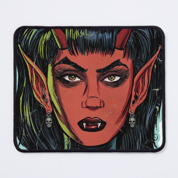 Item preview, Succubus Demon Frankenhorrors Vintage monster movie graphic designed and sold by frankforteart.