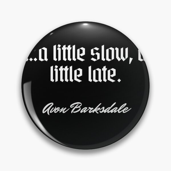Item preview, …a little slow, a little late. - Avon Barksdale designed and sold by Cursed-rabbit.