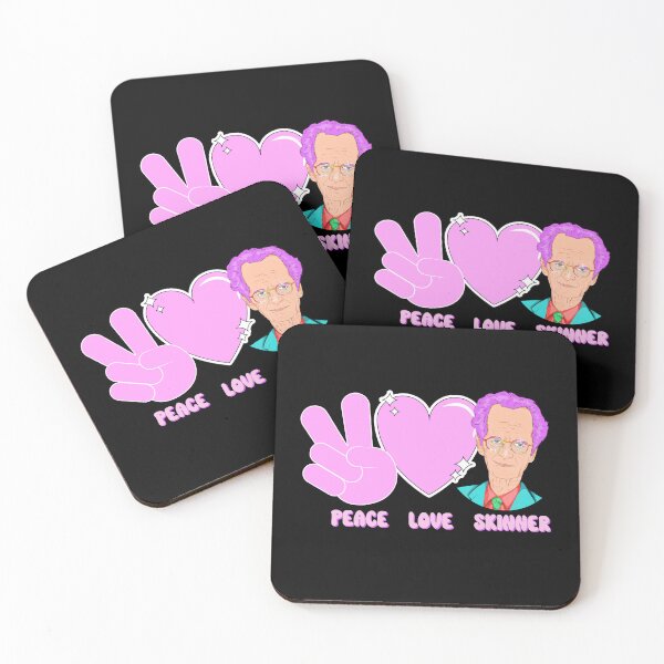 Item preview, Peace, Love, Skinner Applied Behavior Analysis Funny Sticker designed and sold by VisionaryABA.