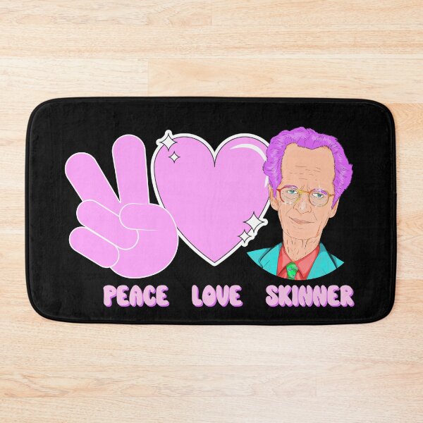 Item preview, Peace, Love, Skinner Applied Behavior Analysis Funny Sticker designed and sold by VisionaryABA.