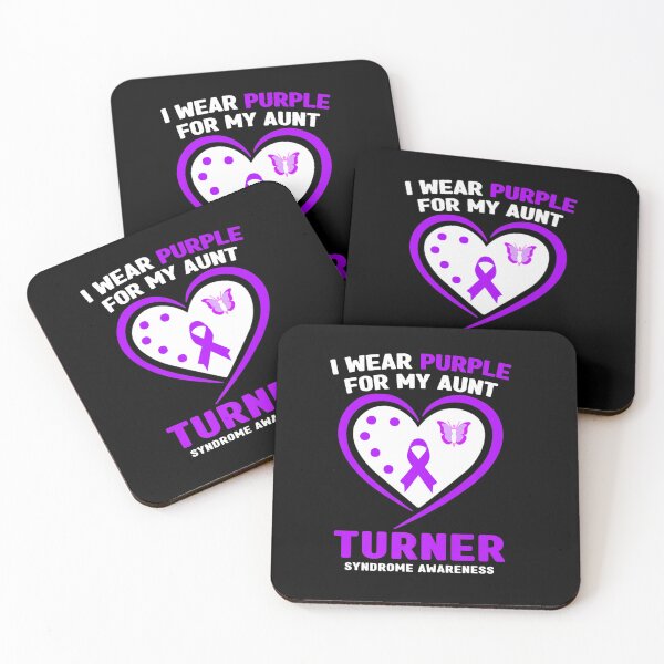 Item preview, I WEAR PURPLE MY AUNT TURNER SYNDROME AWARENESS designed and sold by sobriowslen.