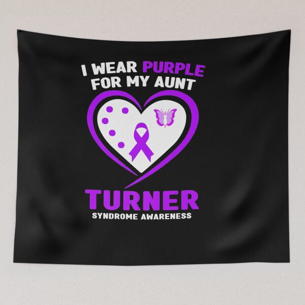 Item preview, I WEAR PURPLE MY AUNT TURNER SYNDROME AWARENESS designed and sold by sobriowslen.