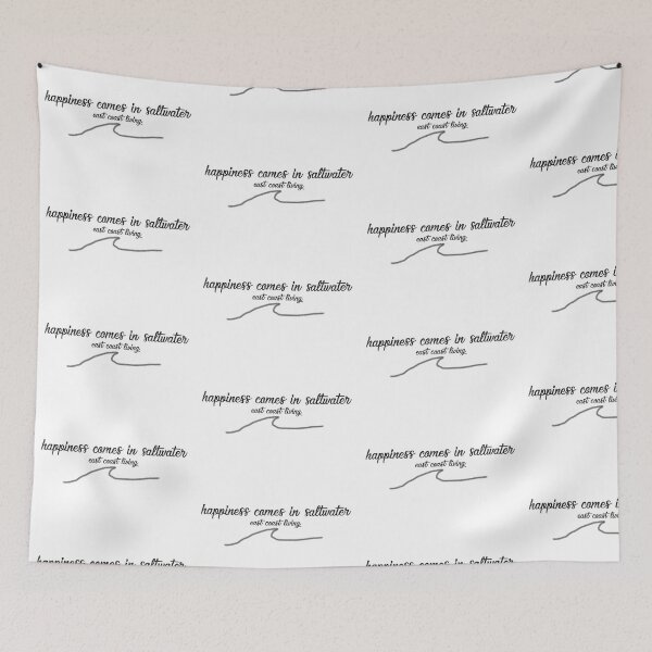 Item preview, Happiness Comes in Saltwater designed and sold by eastcoastliving.