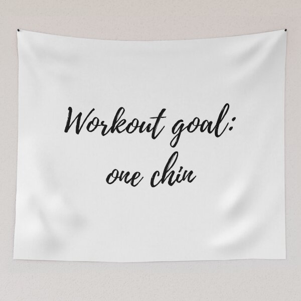 Item preview, Workout goal: one chin designed and sold by TjeerdWillem.