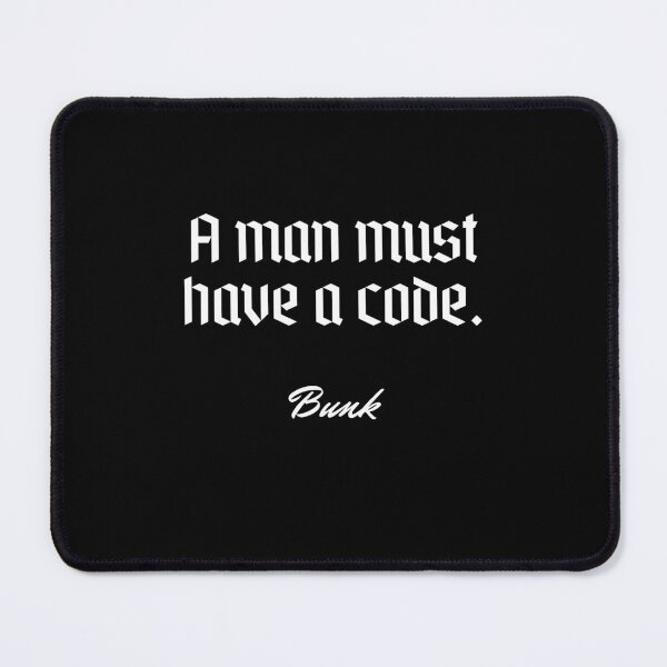Item preview, A man must have a code. - Bunk designed and sold by Cursed-rabbit.
