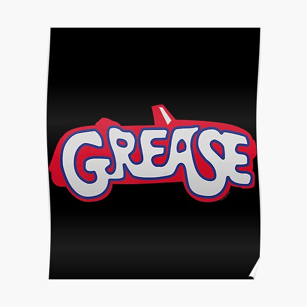 "Grease The Movie" Poster for Sale by chiefpacket9613 Redbubble