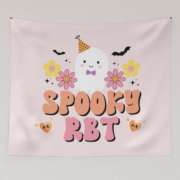 Item preview, Spooky RBT, RBT Halloween, Registered Behavior Therapist, Applied Behavior Analysis Halloween Sticker designed and sold by VisionaryABA.