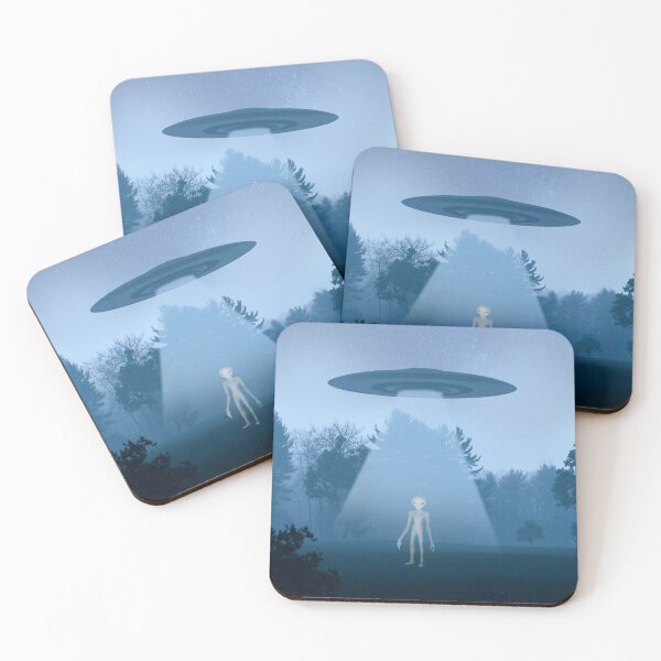 Item preview, Alien landing on Earth designed and sold by ApurwaArtShop.