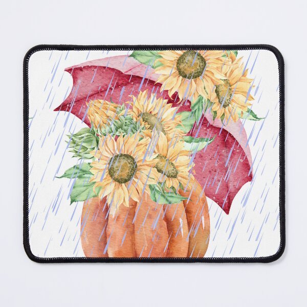 Item preview, Pumpkin, Halloween, Autumn Colors, October Colors, September Colors, Sunflower, Umbrella, Rain, Flowers designed and sold by WORLD-SOFIA.