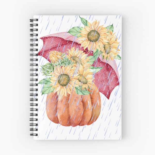 Item preview, Pumpkin, Halloween, Autumn Colors, October Colors, September Colors, Sunflower, Umbrella, Rain, Flowers designed and sold by WORLD-SOFIA.