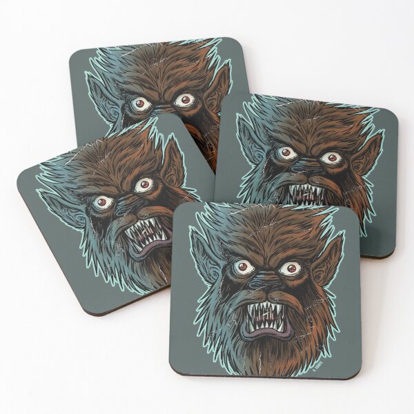 Item preview, Werewolf Horror Frankenhorrors Vintage monster movie graphic designed and sold by frankforteart.