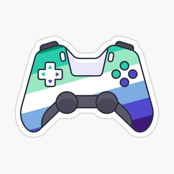 Video Game Gamer Rainbow Sticker Pack by Veritas Design Group