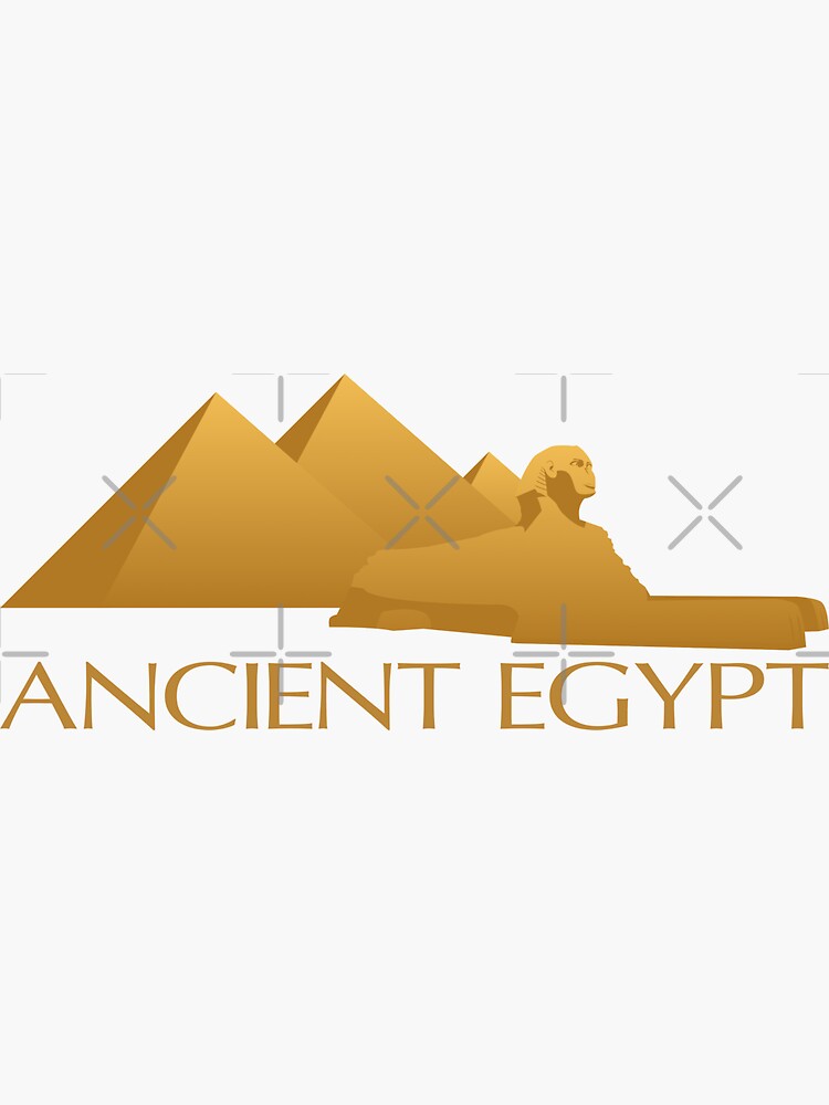 ancient-egypt-simple-sticker-for-sale-by-noblehollow-redbubble