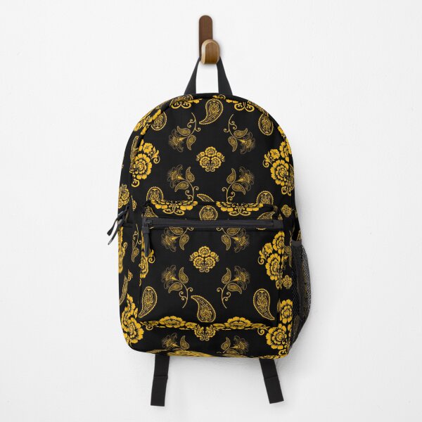 Item preview, Black And Gold Ornaments Seamless Pattern designed and sold by Spunitywear.