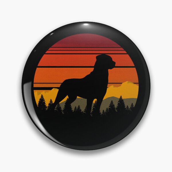 Artikelvorschau, Vintages Land-Yellowstone-Himmel Rottie Hundegeschenk entworfen und verkauft von Guarddogdrive.