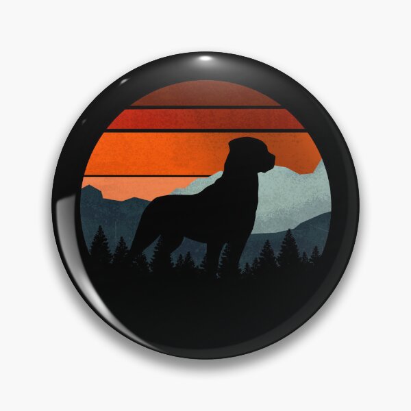 Artikelvorschau, Vintage Country Rugged Sky Rottie Hundegeschenk entworfen und verkauft von Guarddogdrive.