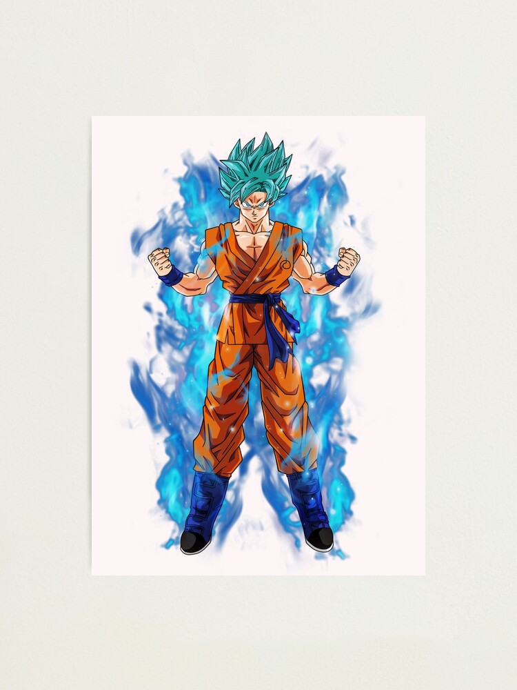 Goku Super Saiyan blue Capmarvel - Illustrations ART street