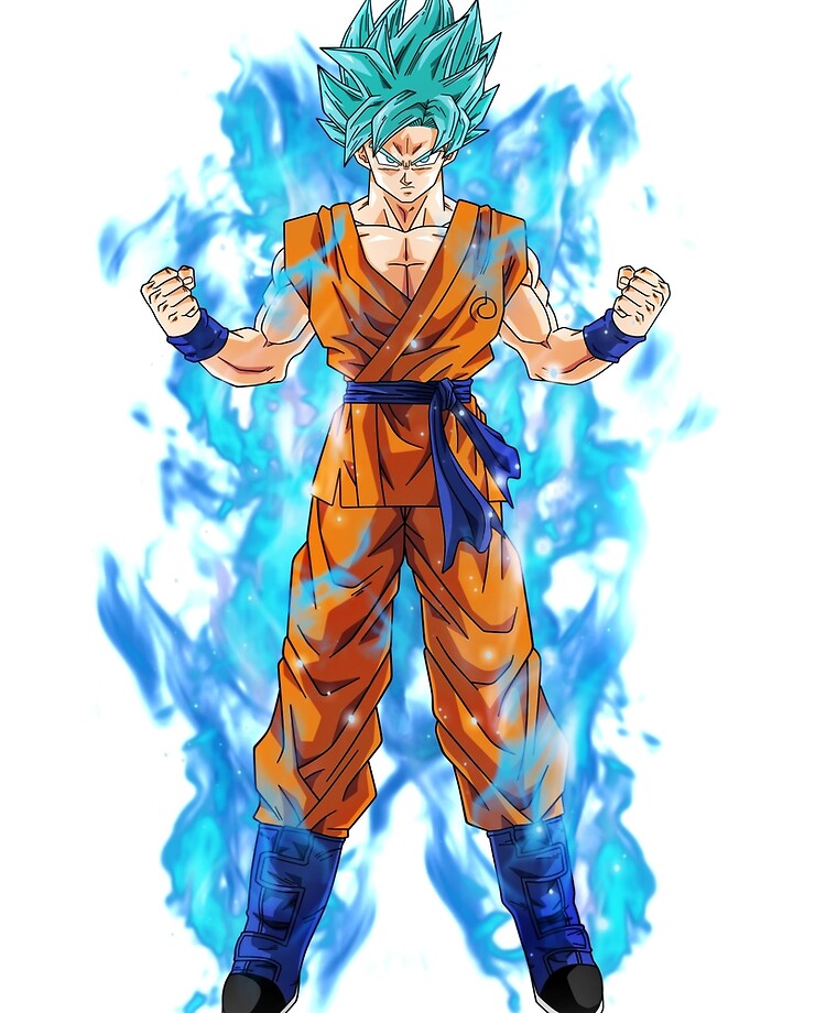 Dragon Ball Z Goku Blue Hair  Fictional Realities