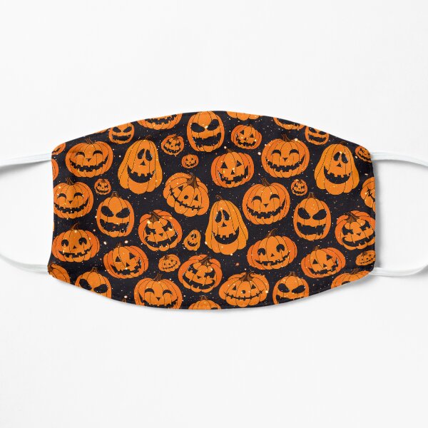 Smiling Pumpkins Flat Mask