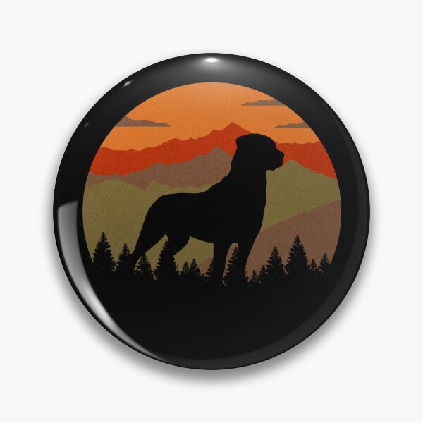 Artikelvorschau, Vintage Country Rugged Sky Rottie Hundegeschenk entworfen und verkauft von Guarddogdrive.